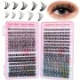 Gene false  smocuri Beautyful Eyelash DUO 30-50D de D /0,15 /9-16mm PINK-640 